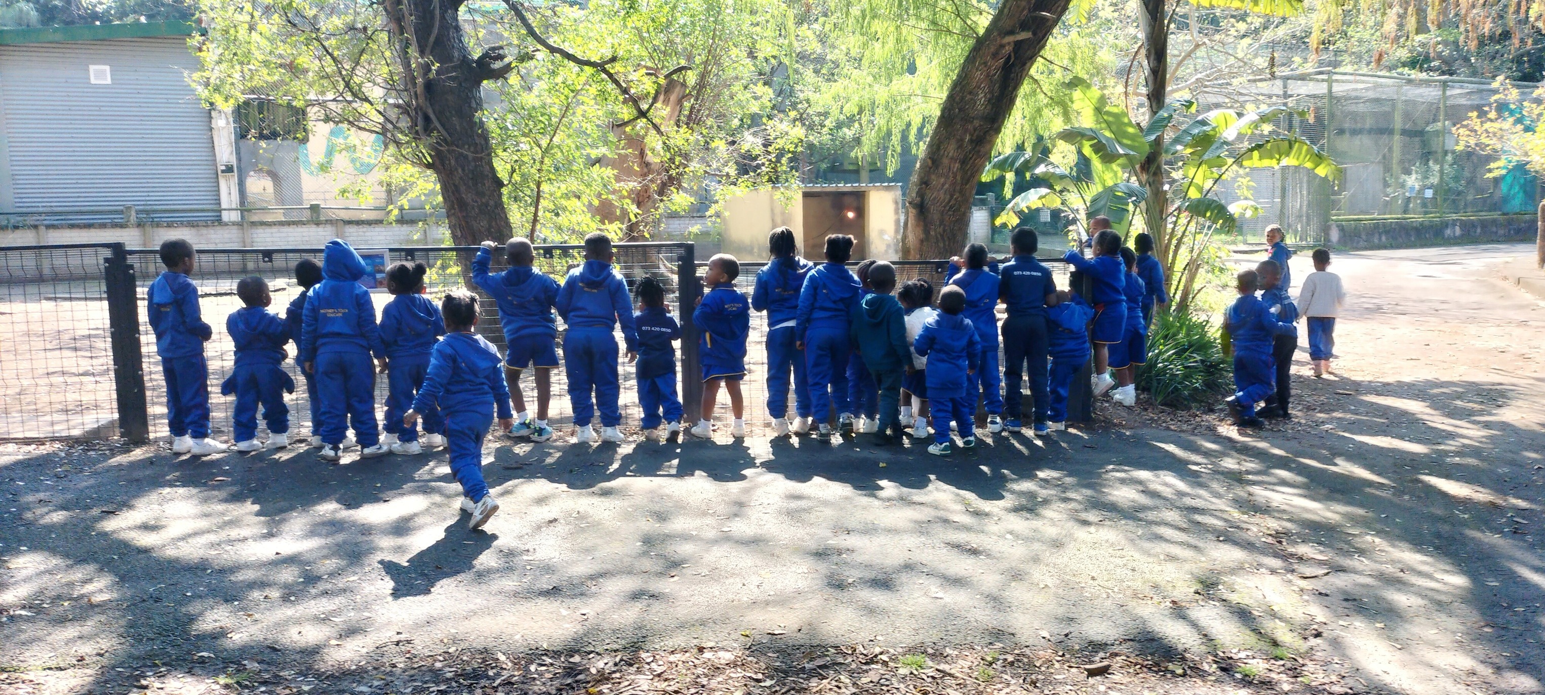 Children at sports facility