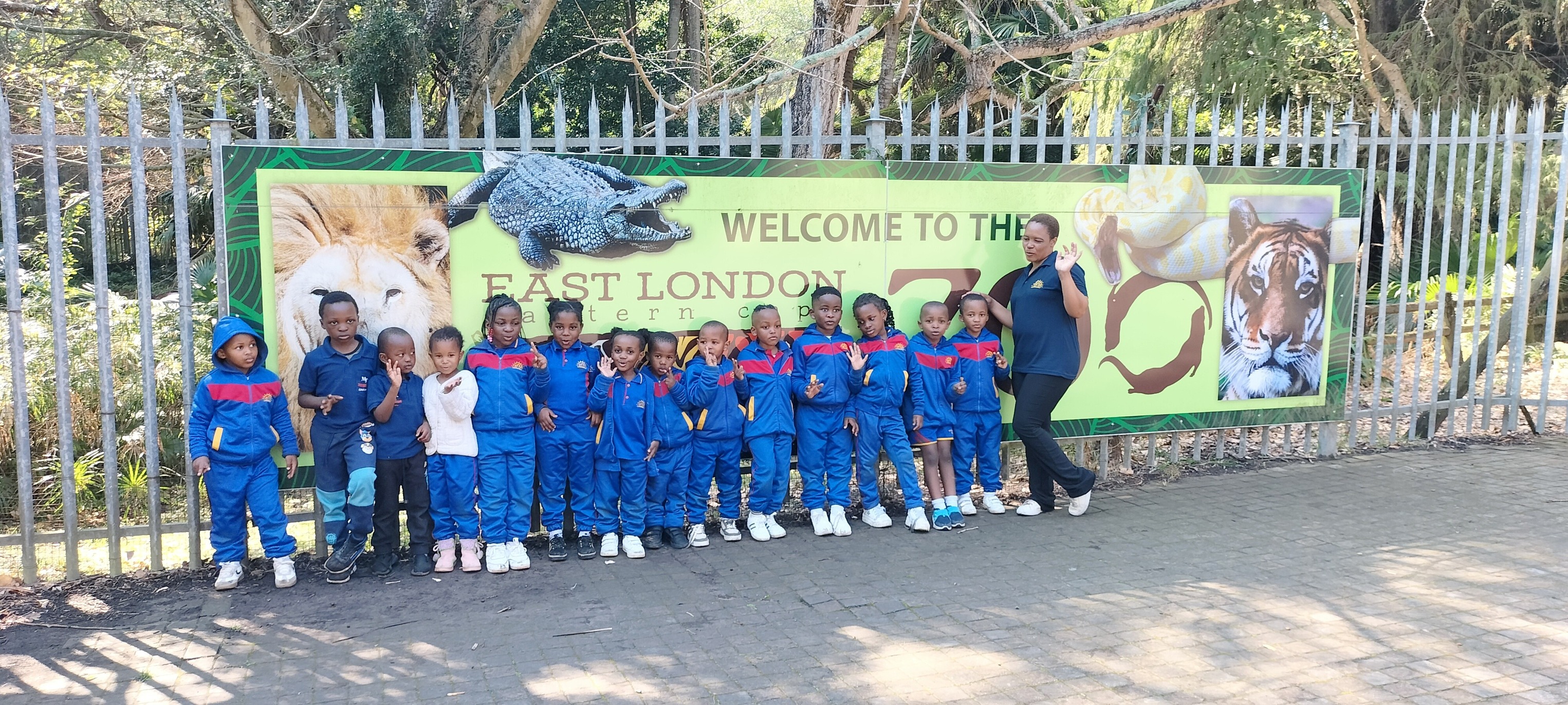 Children with instructor